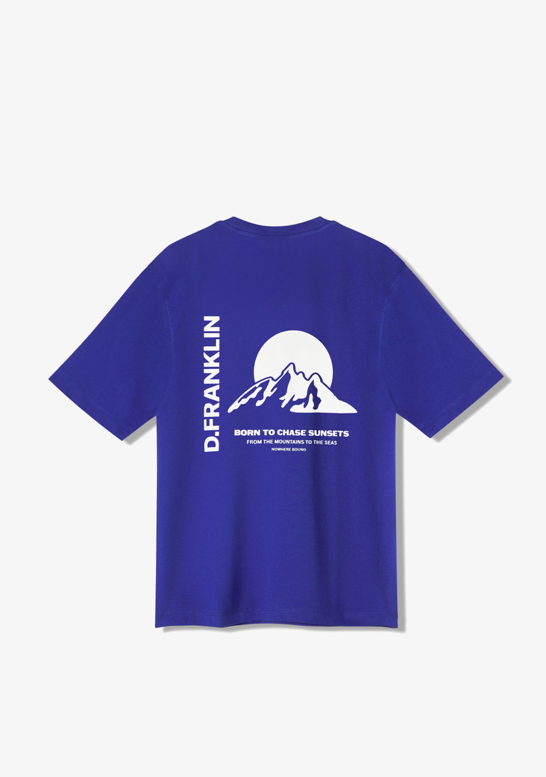 Sunsets T-Shirt Blue / White