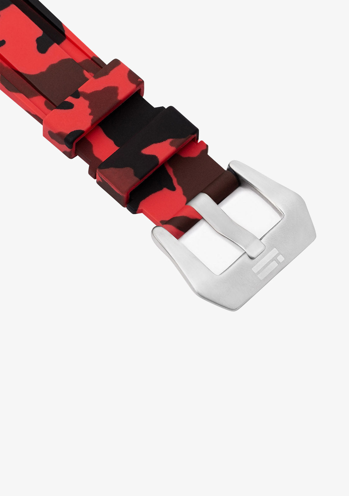 Silicone Band Camo Red