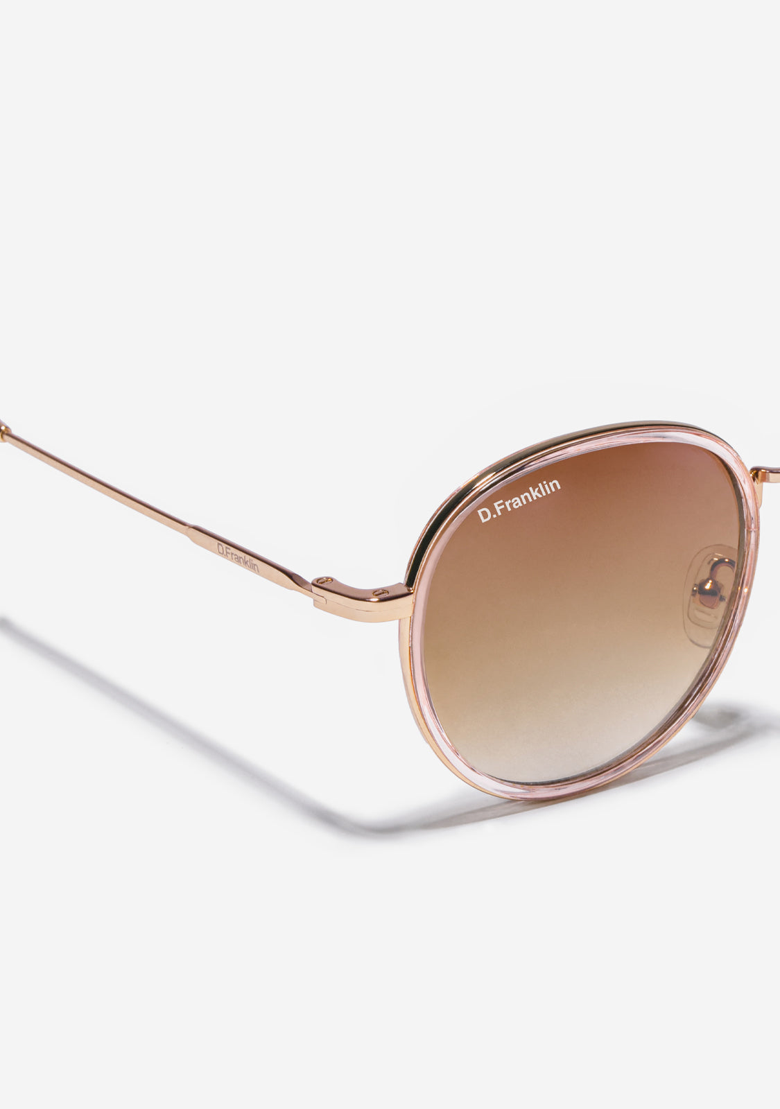 Walker Round Rose Gold / Grad Brown