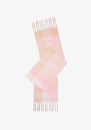 Nordic Check Pink Scarf