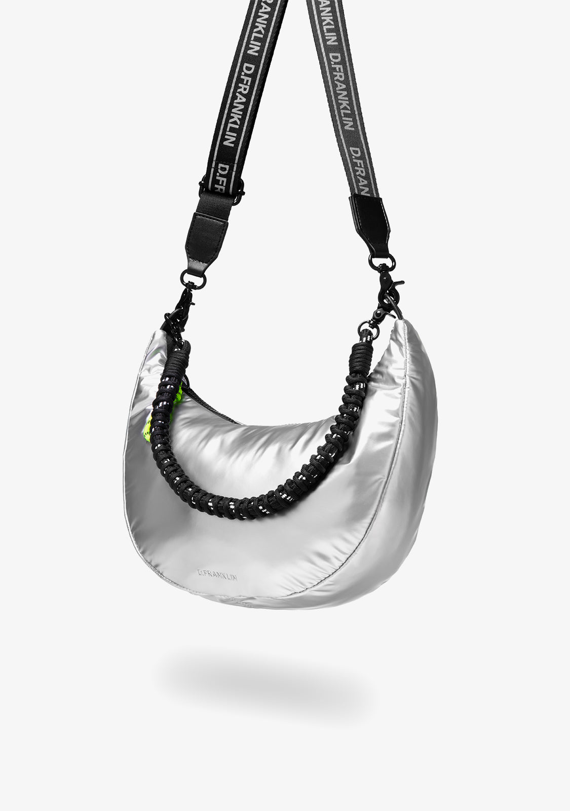 Bomb Round Shoulder Bag Silver