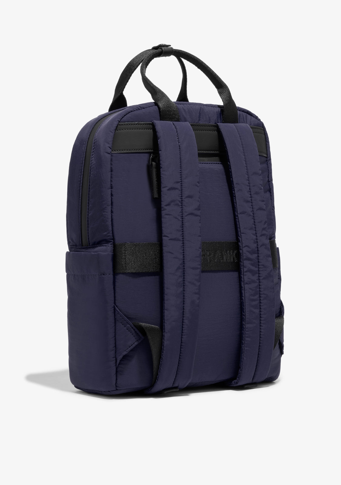 Multi-Pocket Nylon Backpack Navy + Custom Set Fuchsia