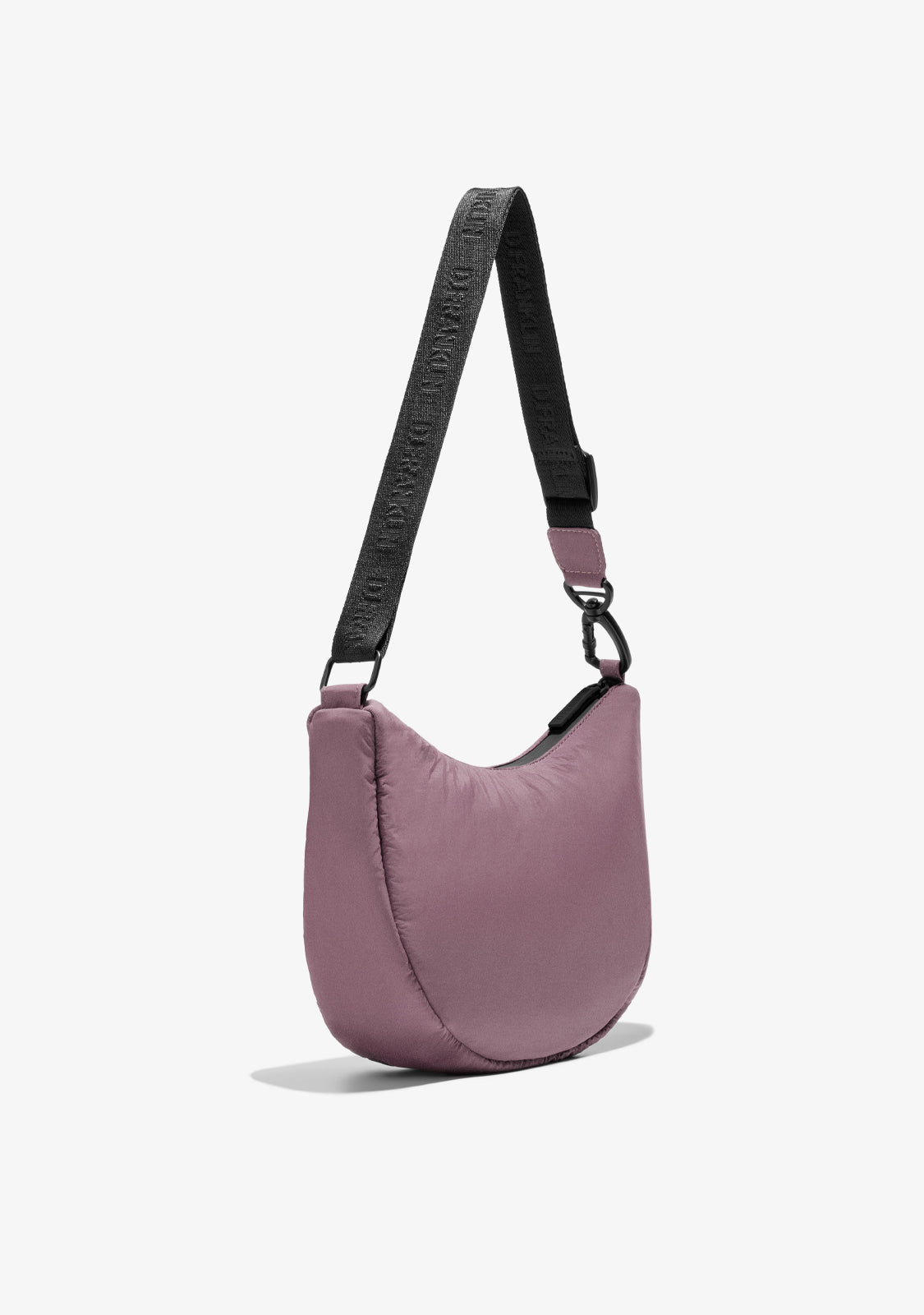 Round Nylon Crossbody Bag Pink