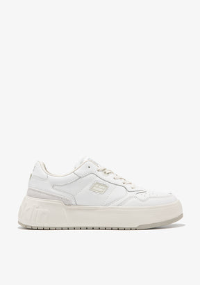 Court Tennis Basic Leather White