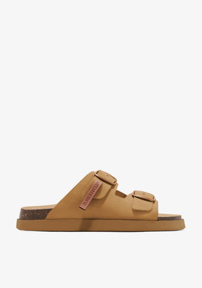 Vibe Sandals Buckle Tan