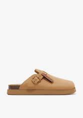 Vibe Clog Buckle Tan
