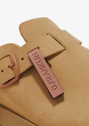 Vibe Clog Buckle Tan