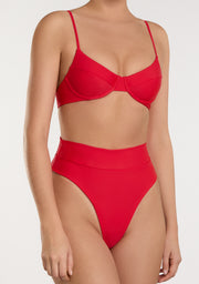 Masha Top + Kalea Bottom Chili Red Bikini