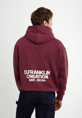 Classic Oversize Hoodie Wine