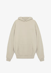 Clean-Cut Oversize Hoodie Off-White