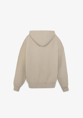 Clean-Cut Oversize Hoodie Off-White