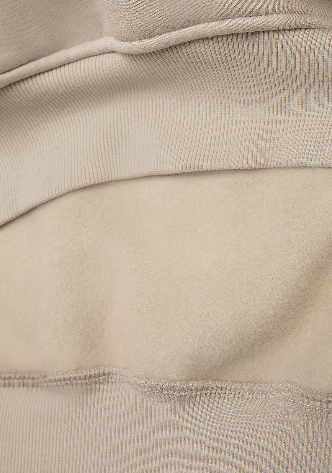 Clean-Cut Oversize Hoodie Off-White
