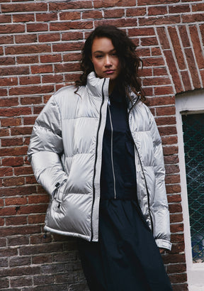 Puffer Jacket Light Grey