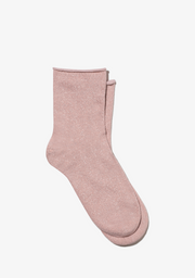 Glitter Socks Peach
