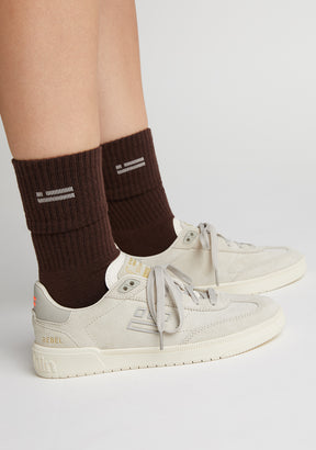 Flag Socks 3 Pack Brown