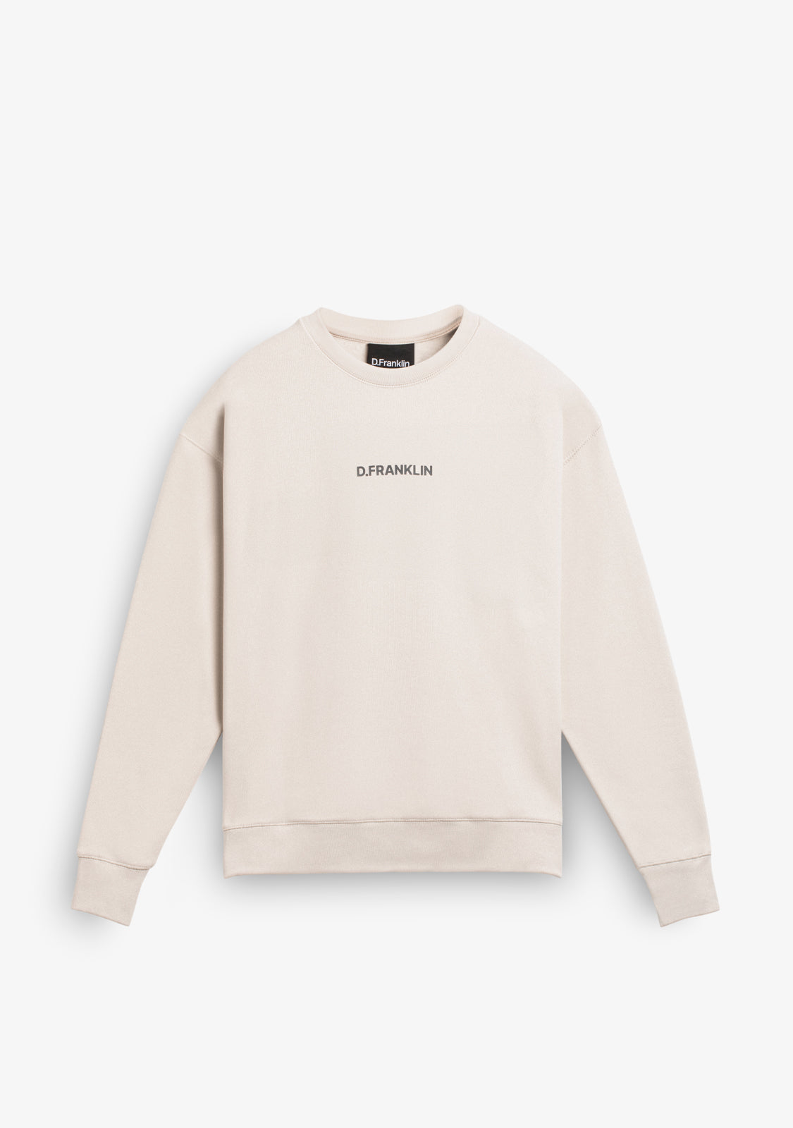 Crewneck Binary Oversize Sweatshirt Grey