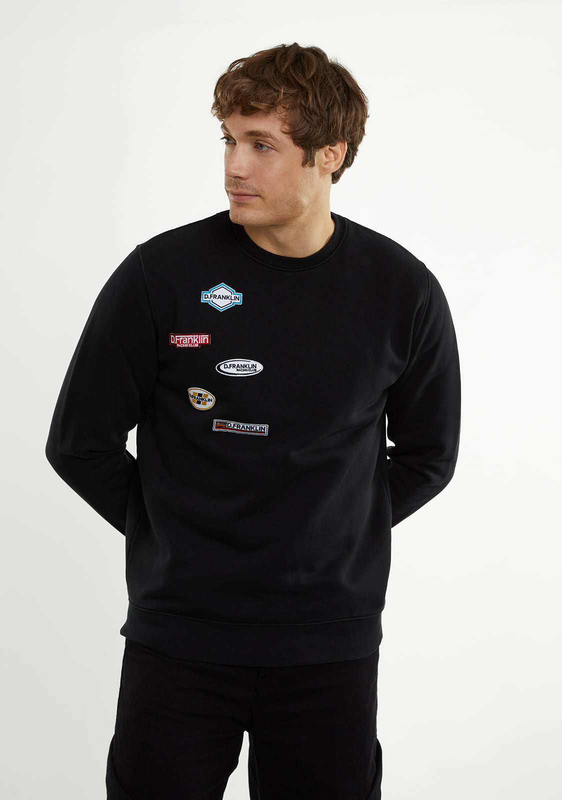 Crewneck Racing Club Sweatshirt Black