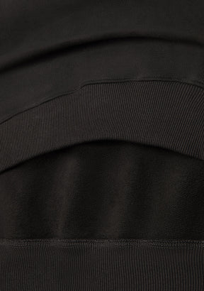 Cropped Polo Sweatshirt Anthracite
