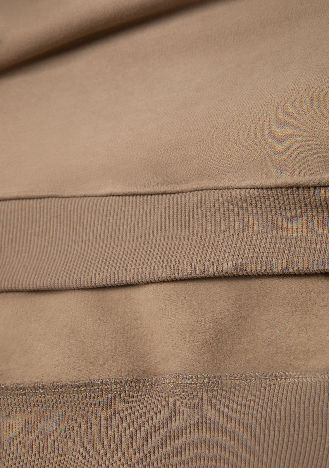 Cropped Polo Sweatshirt Sand