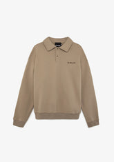 Polo Sweatshirt Sand