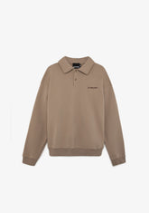 Polo Sweatshirt Sand