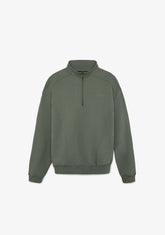 Half-Zip Sweatshirt Sage Green
