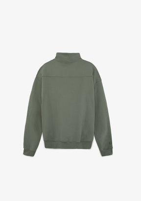 Half-Zip Sweatshirt Sage Green