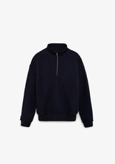 Half-Zip Sweatshirt Navy