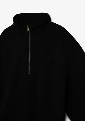 Half-Zip Sweatshirt Black