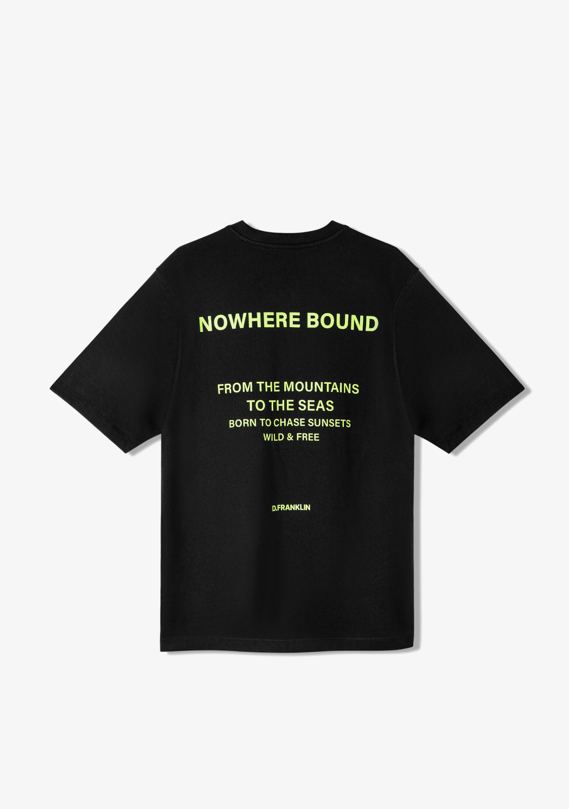 Nowhere Bound T-Shirt Black / Lime