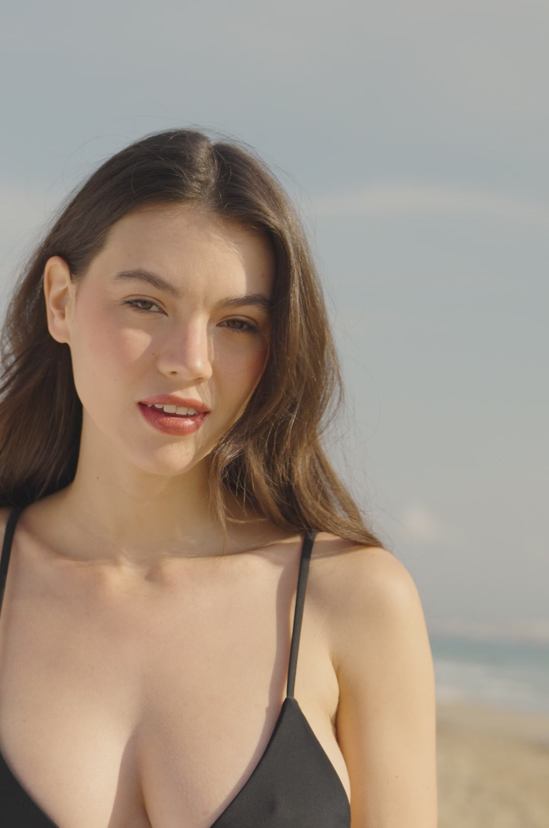 Load video: Kai Top + Lilo Bottom Black Bikini