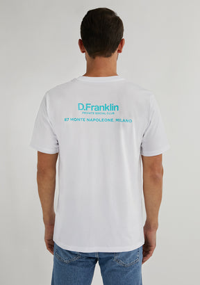 Social Club T-Shirt White / Blue