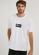 Flag T-Shirt White / Black