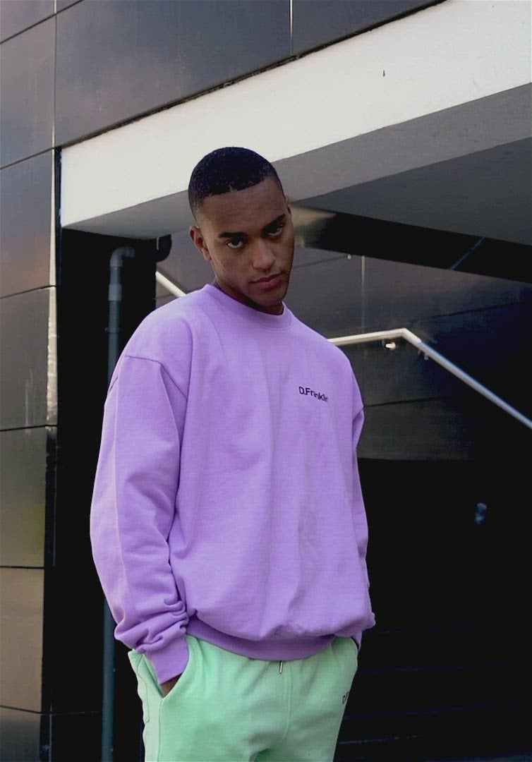 Sweatshirt Oversized D.Franklin Basic Lilac