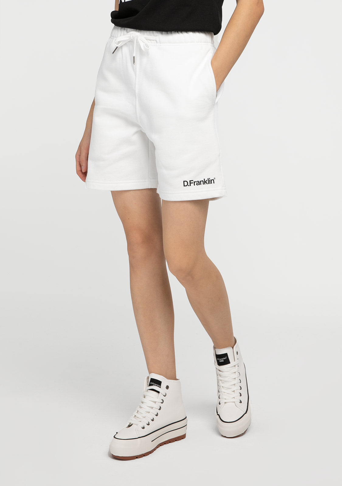 Basic Lounge Short White