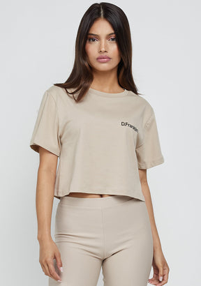 Basic Crop Top Beige