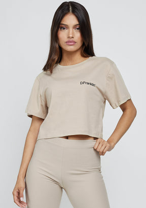 Basic Crop Top Beige