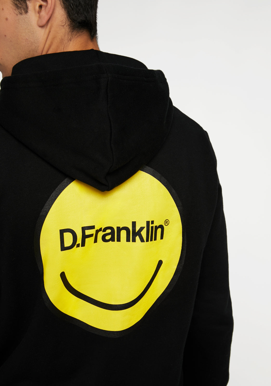 Hoodie Smiley Black