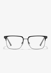 Laurent Square Blue Block Silver / Black