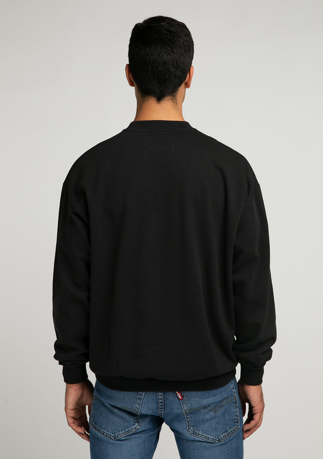 Sweatshirt Smiley Black