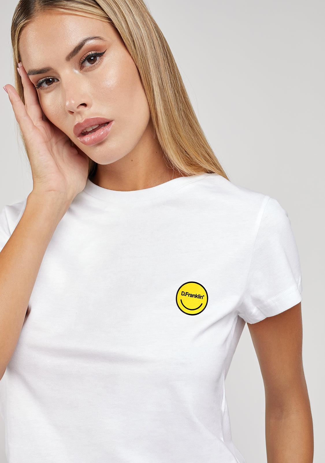 T-Shirt Smiley Female White