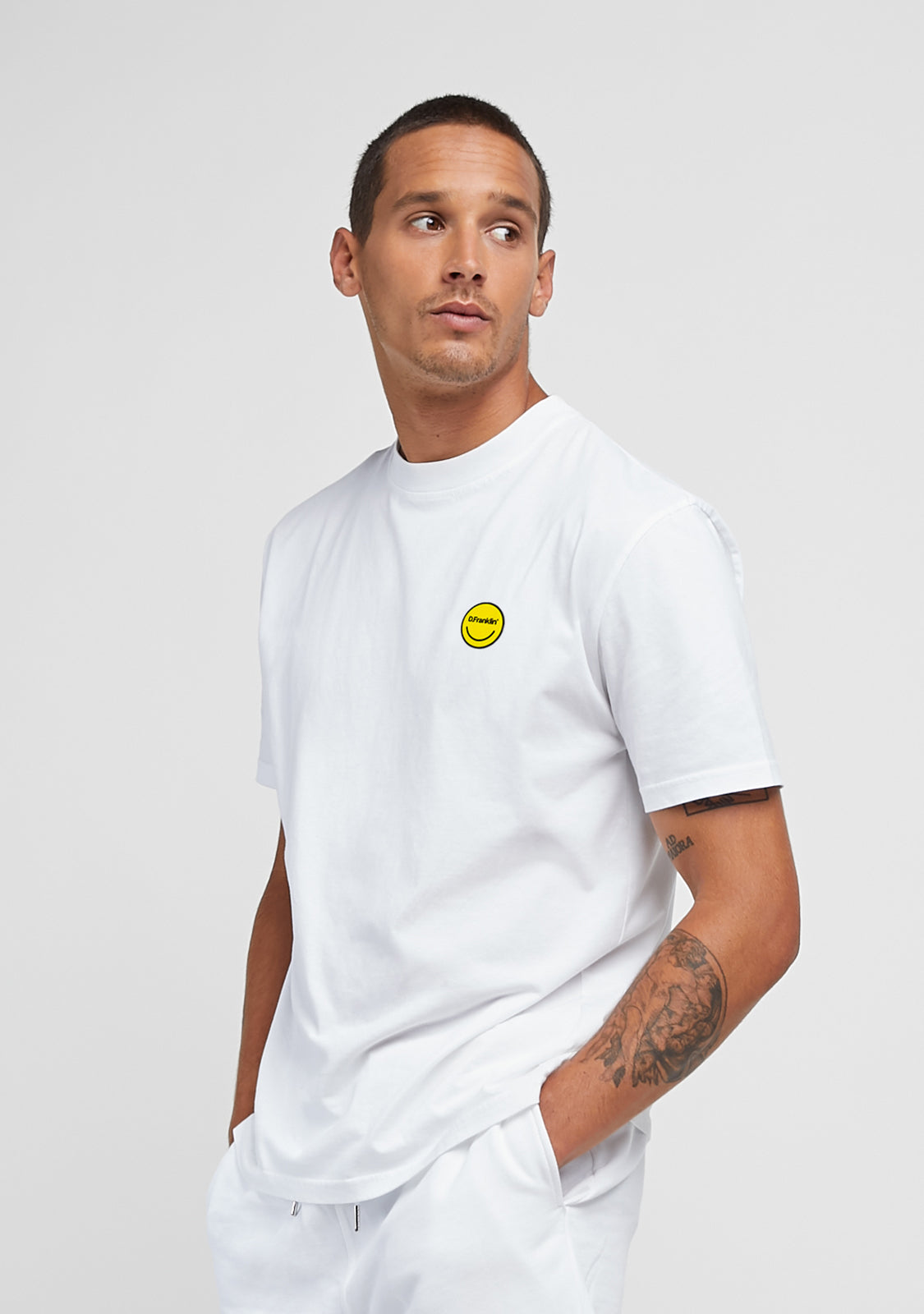 T-Shirt Smiley White