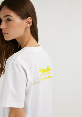 Social Club T-Shirt White / Yellow
