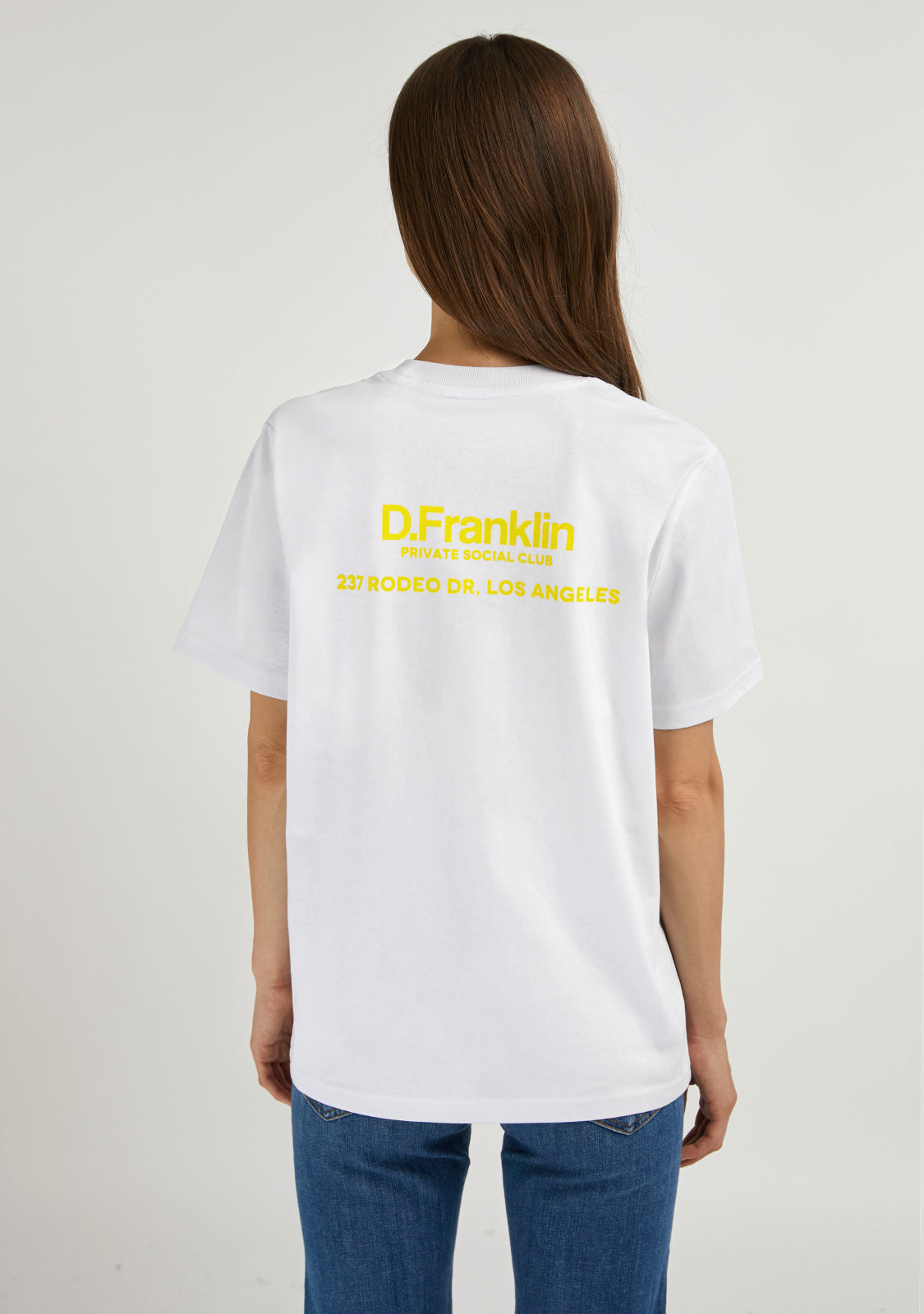 Social Club T-Shirt White / Yellow