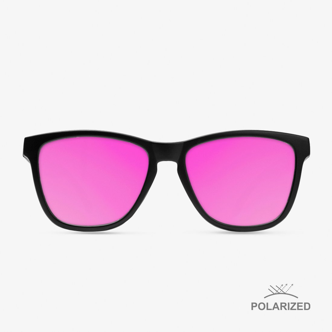 Roosevelt Black Matte / Pink Polarized