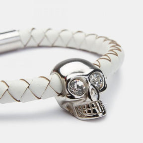 Skull Cotton Silver Diamond