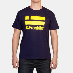 Yellow Logo Navy Tee